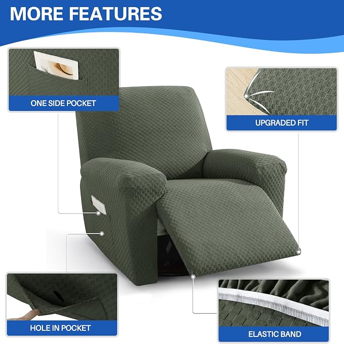 MAXIJIN Recliner Cover Slipcovers - Image 4
