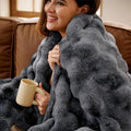 Bedsure GentleSoft Fluffy Fuzzy Twin Blanket, Soft Cozy Fleece Faux Fur Blanket by BEDSURE
