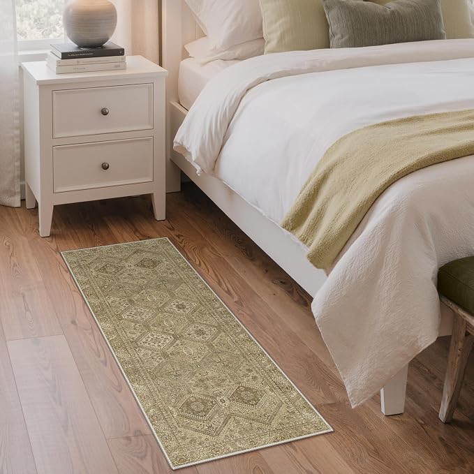 GENIMO Runner Rug 2x5 Non Slip Machine Washable Hallway Runner Rug, Low Pile - Image 9
