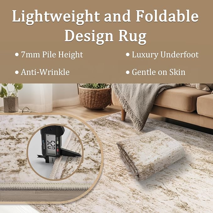 5x7 Area Rug Living Room Rugs - Image 5