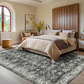 GarveeHome Large Area Rug 9x12 Washable Vintage Floral Rug by GarveeHome