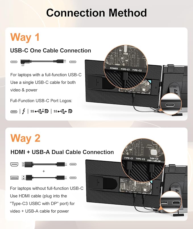 15.6" Laptop Screen Extender, Ultra-Slim FHD 1080P Portable Monitor, Detachable - Image 5
