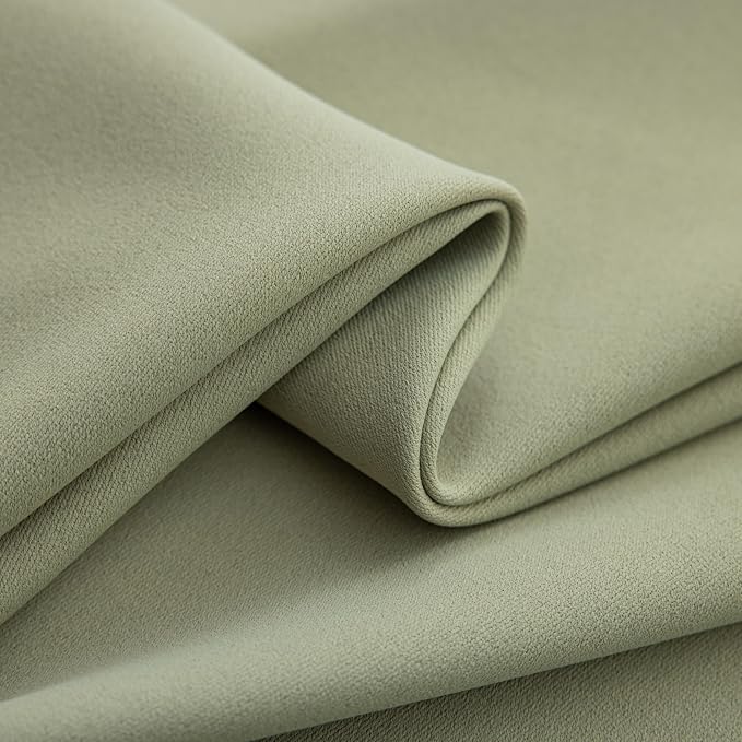 VisionaryHomeDesign Green Pinch Pleat Curtains, High End Curtains - Image 9