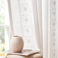 jinchan Weslie White Linen Curtains by JINCHAN