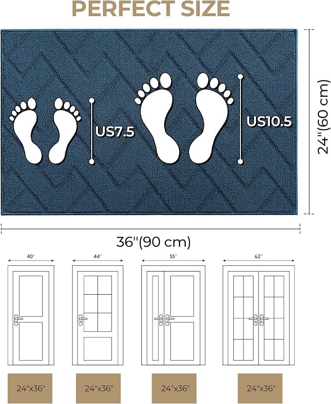 GRANNY SAYS Door Mat Indoor Entrance Non-Slip, Welcome Mats Front Door Mat - Image 2