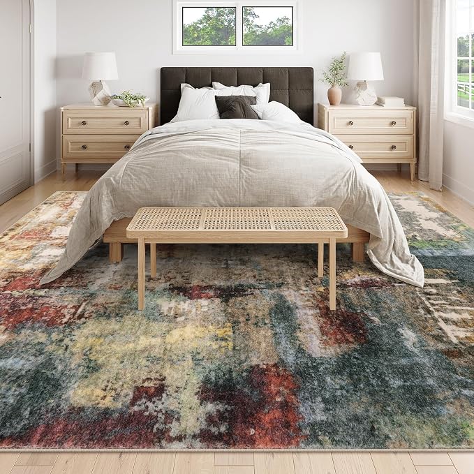 Lahome Modern Abstract 9x12 Area Rugs - Image 2