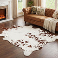 JONIYEAR Large Durable Faux Cowhide Area Rug 4.9 x 6.56 Feet, Premium Cow Print by JONIYEAR-SoftLuxury