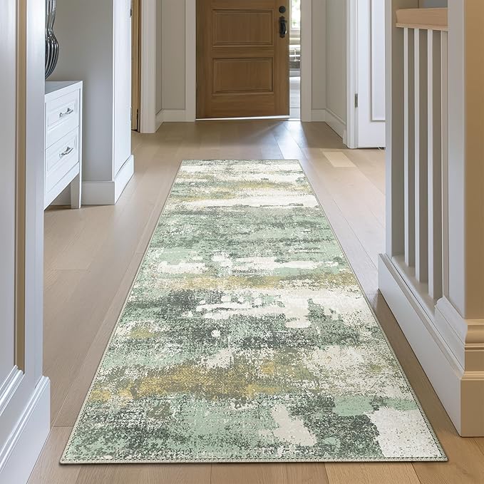 Runner Rug for Hallway Kitchen, 2x10 Machine Washable Runners Rug for Entryway - Image 4