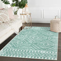 Wonnitar Moroccan Area Rugs 4x6, Sage Green Boho Rug by Wonnitar