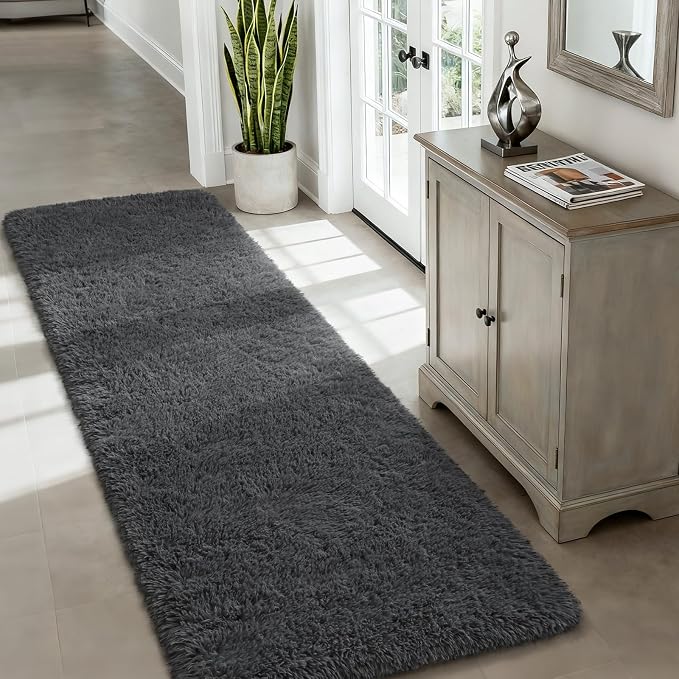 Merelax Soft Runner Rugs for Bedroom Living Room, 2x6 Feet Non Slip Plush - Image 4