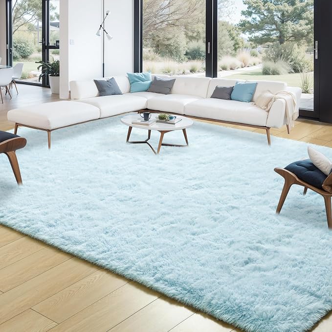 Merelax Soft Modern Indoor Large Shaggy Rug by Merelax