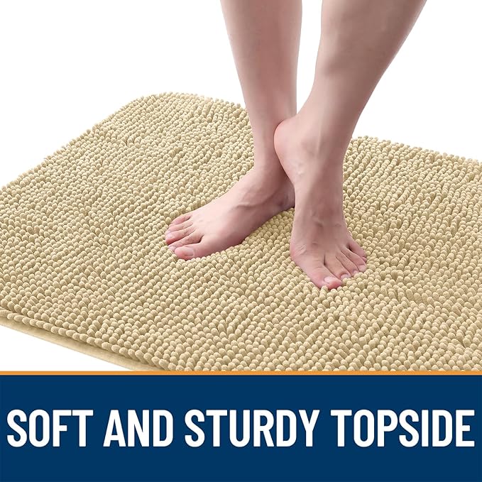 OLANLY Dog Door Mat for Muddy Paws 47x20, Absorbs Moisture and Dirt, Absorbent - Image 4