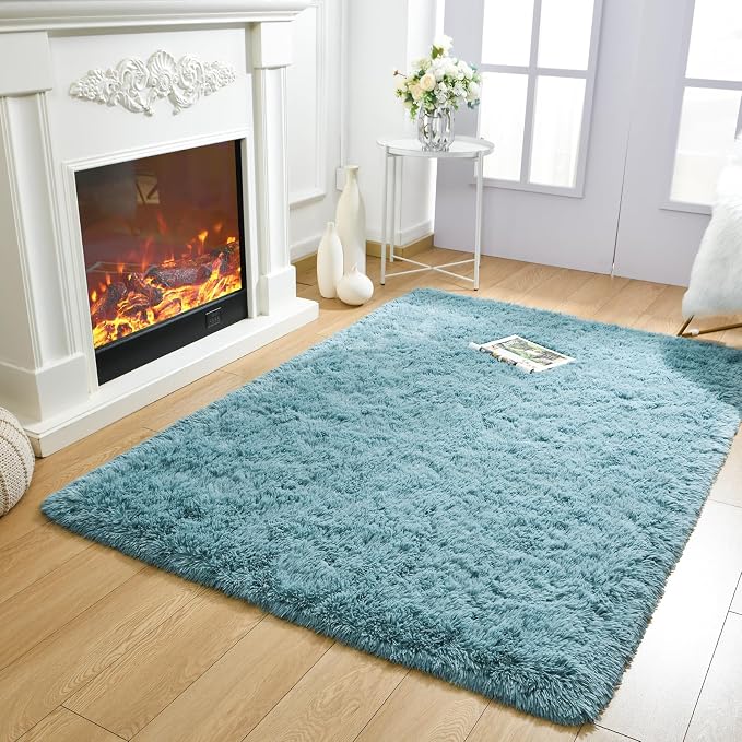 Merelax Modern Soft Fluffy Large Shaggy Rug - Image 2