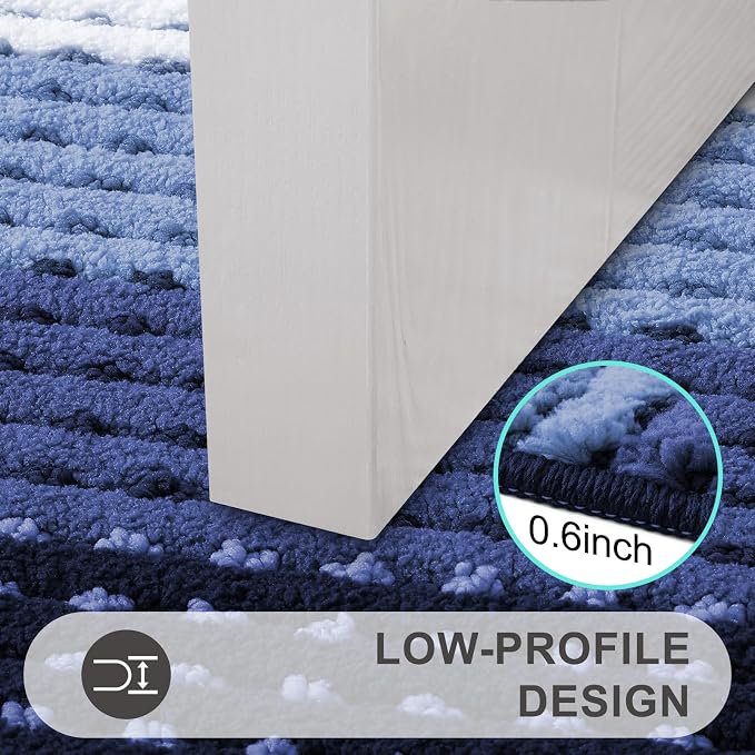 Kitinjoy Indoor Outdoor Door Mat, 47x20 Non-Slip Absorbent Dirt Trapper - Image 4