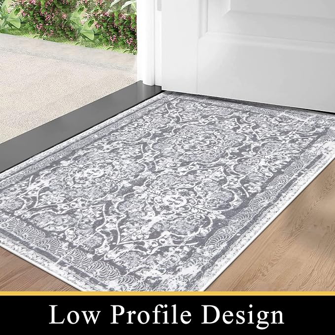 Vaukki Hallway Runner Rug, Vintage Shaggy Soft Laundry Rug Runner, Non Slip - Image 6