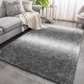 Meralax Gradient 5x8 Grey Rugs for Living Room Bedroom, Machine Washable Soft by Merelax