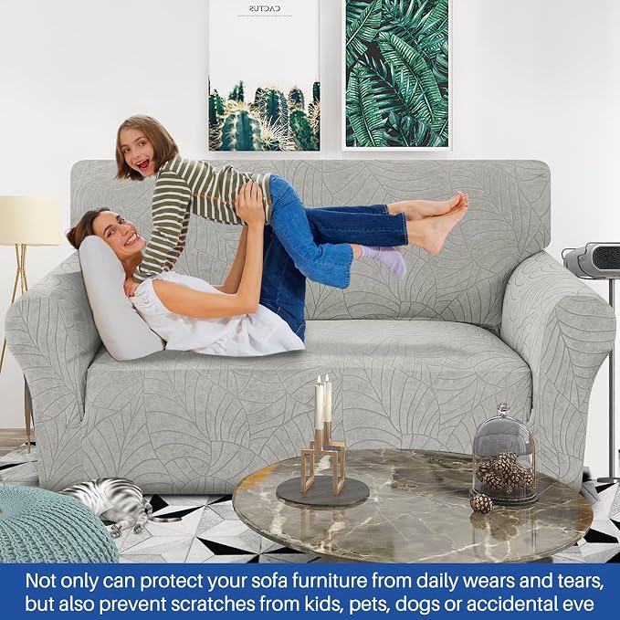 YEMYHOM Couch Cover Latest Jacquard Design High Stretch Sofa Covers - Image 2