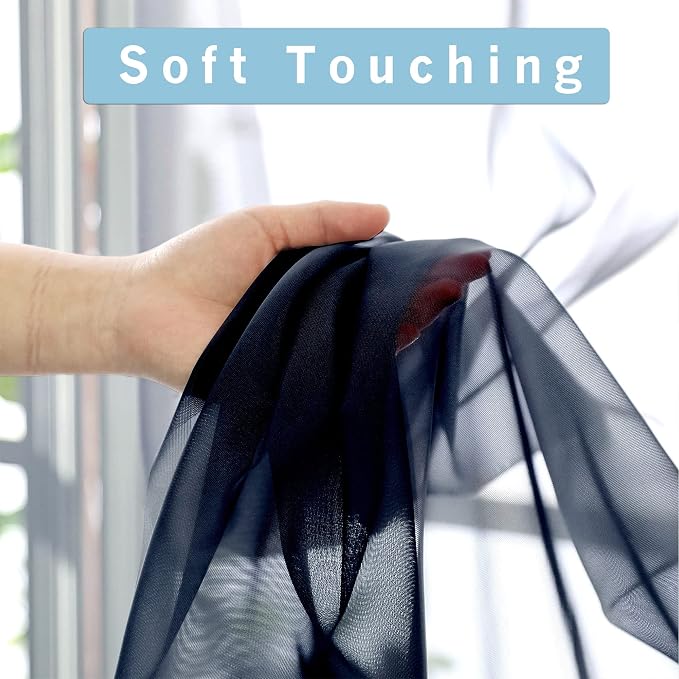 OWENIE Sheer Curtains - Image 2