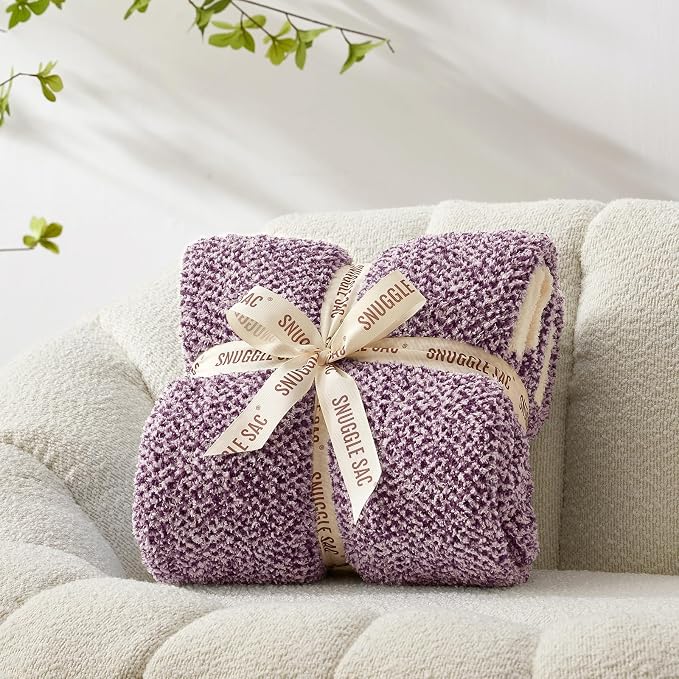 Snuggle Sac Purple Throw Blankets - Image 3