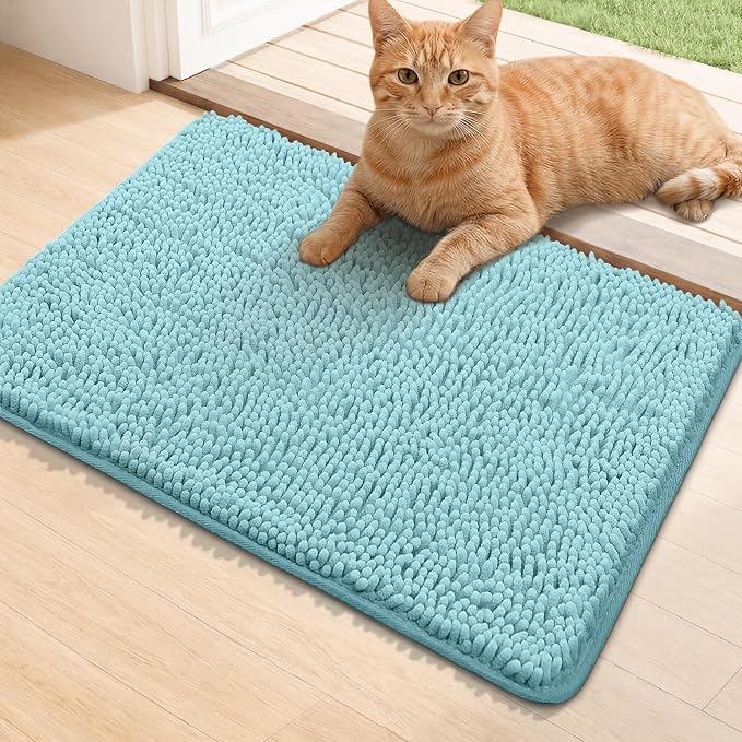 Bcoimo Super Absorbent Cat Door Mat, Pet Rugs by Bcoimo