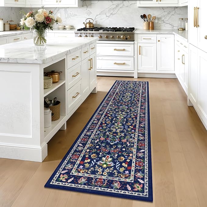 LOKHOM Washable Runner Rug, 2x8 Non-Slip Vintage Hallway Runner Rug - Image 4