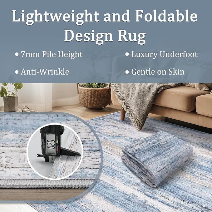 5x7 Area Rug Living Room Rugs - Image 4