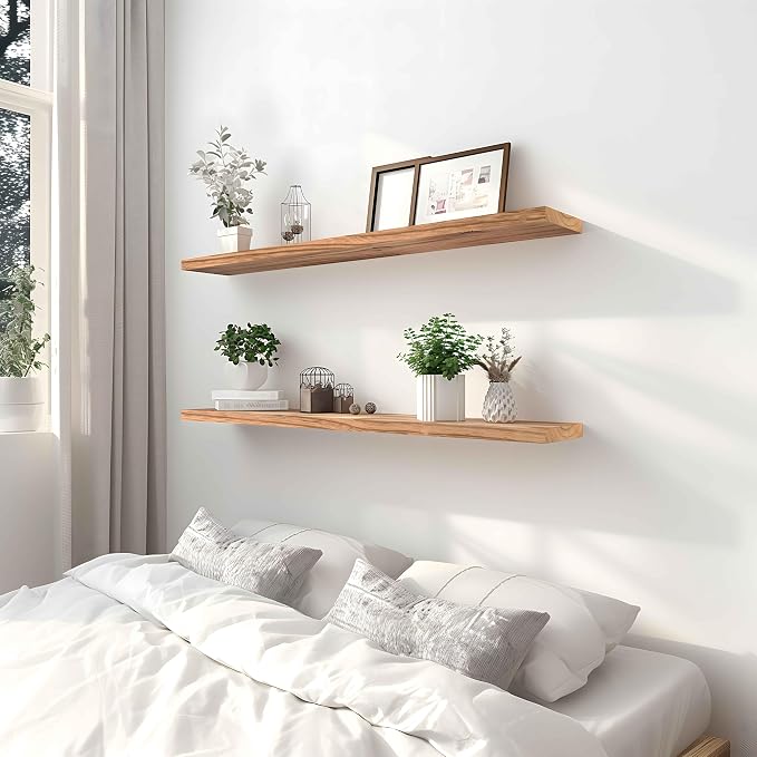 PHPH 48 Inch Wood Floating Shelves - Image 2