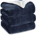Bedsure GentleSoft Sherpa Fleece Blankets King Size by BEDSURE