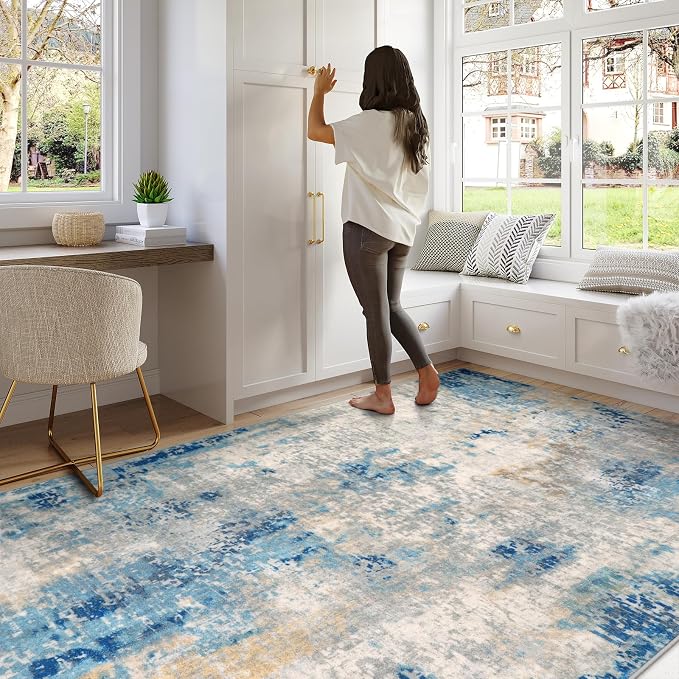 Lahome Modern Abstract 6x9 Area Rugs - Image 5