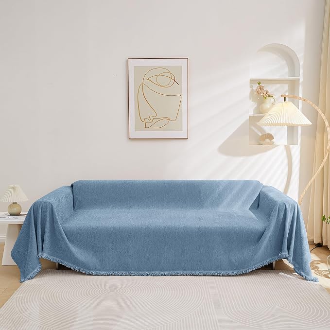 MEETSKY Couch Covers for 2 Cushion Couch Sofa Recliner Couch Cover L Shape Sofa - Image 8