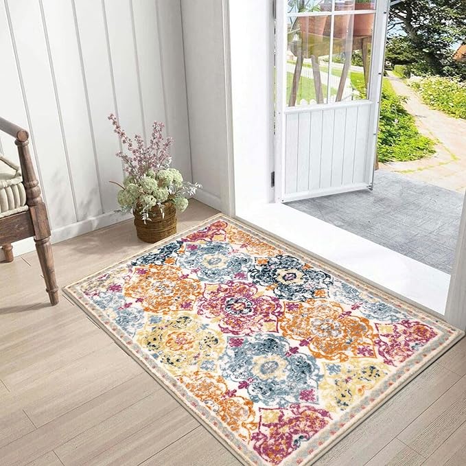 Vaukki Hallway Runner Rug, Vintage Shaggy Soft Laundry Rug Runner, Non Slip by Vaukki