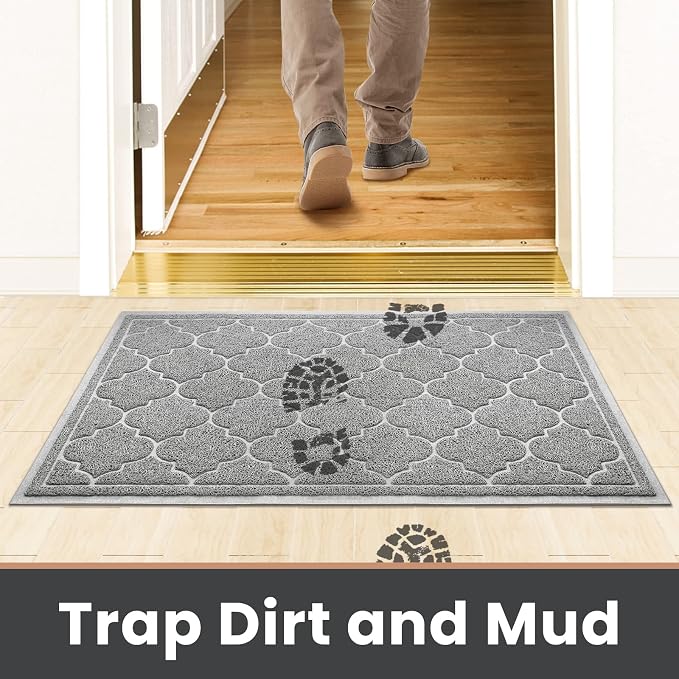 LuxStep Door Mat Large Indoor Outdoor Doormat, Non-Slip Low-Profile Design - Image 6