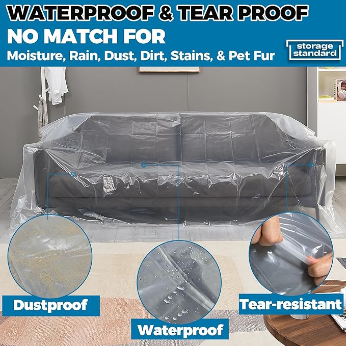 Plastic Furniture Covers for Moving - Image 3