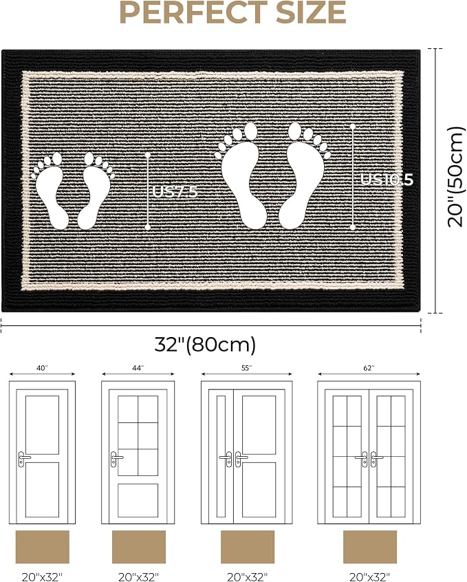 GRANNY SAYS Indoor Doormat, Non-Slip Front Door Mats, Outdoor Welcome Mat - Image 2