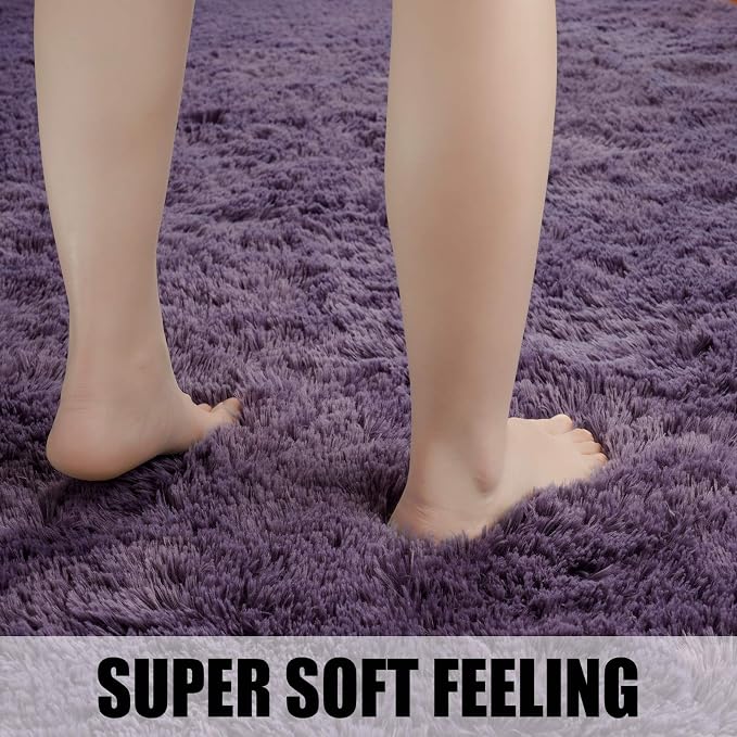 Merelax Soft Modern Indoor Large Shaggy Rug - Image 4