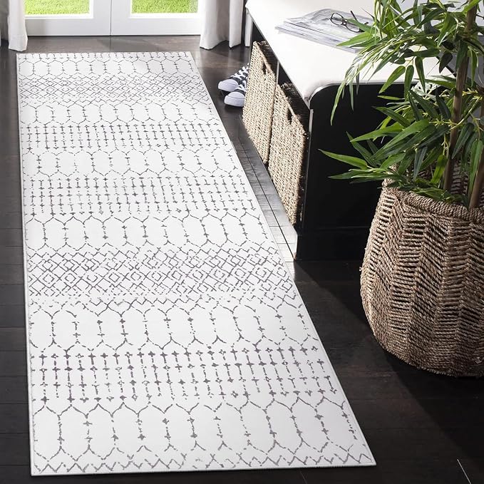 Lahome Moroccan Small Runner Rug 2x5 Rug Runner Non-Slip Washable Rug Runner - Image 3