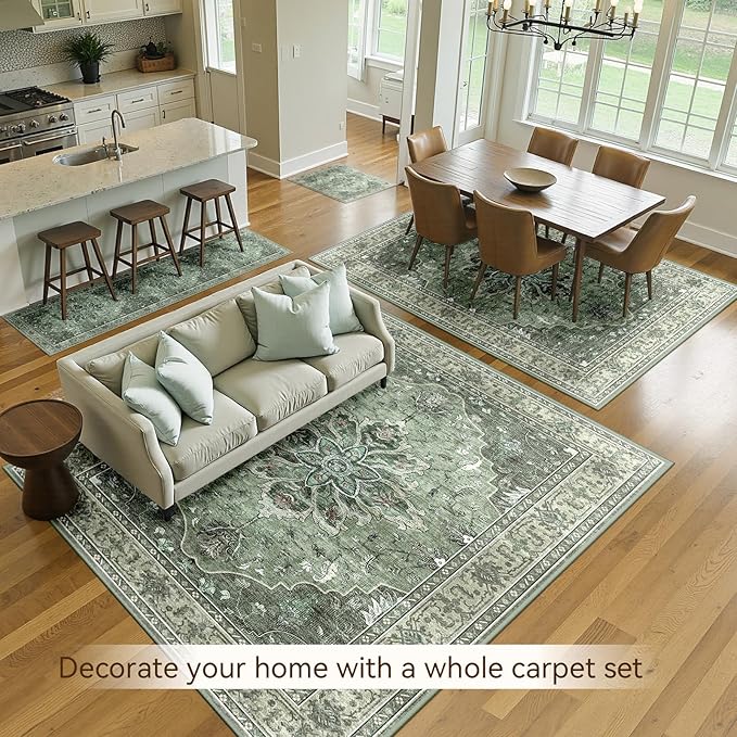 Area Rugs 2'x6' Runner Rug Non Slip Washable - Image 4