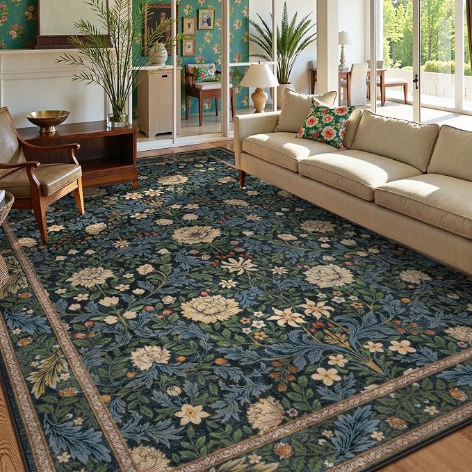 LIVEBOX Washable Rugs, 9x12 Area Rug by LIVEBOX