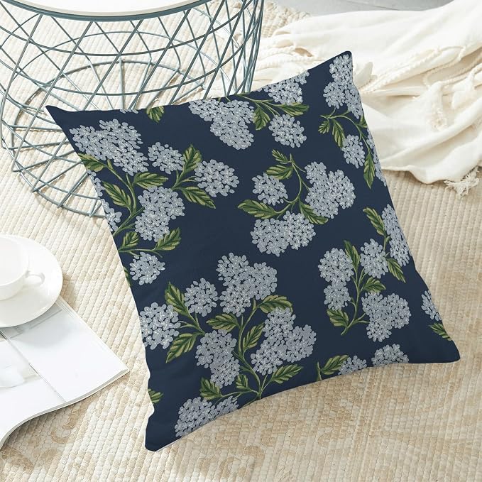AEIOAE Spring Pillow Covers 18x18 Inch Set of 2, Floral Summer Outdoor Seasonal - Image 4