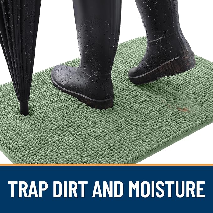 OLANLY Dog Door Mat for Muddy Paws 70x46, Absorbs Moisture and Dirt, Absorbent - Image 2