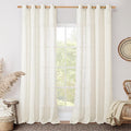 LAMIT Linen Curtains 108 Inches Long by LAMIT