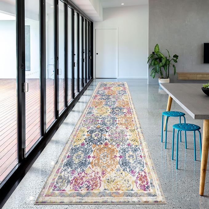 Vaukki Hallway Runner Rug, Vintage Shaggy Soft Laundry Rug Runner, Non Slip - Image 7