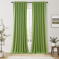 Guken 100% Blackout Curtains 102 Inch Length 2 Panels Set by Guken
