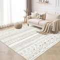 cotiled 10x10 Area Rug Living Room: Washable Boho Rugs by COTILED