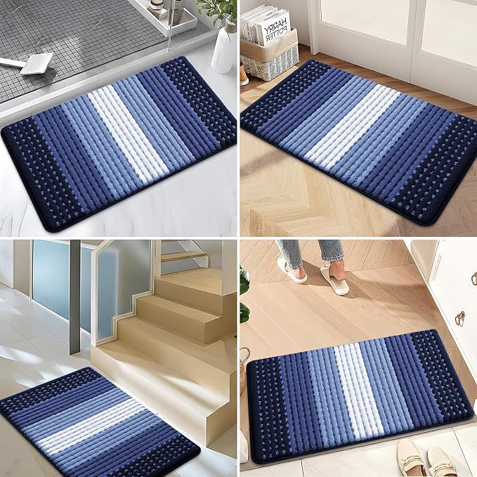 Kitinjoy Indoor Outdoor Door Mat, 71x47 Non-Slip Absorbent Dirt Trapper - Image 6