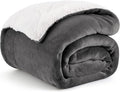 Bedsure GentleSoft Sherpa Fleece Throw Blanket by BEDSURE