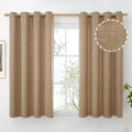BGment Short Burlap Linen Curtains 45 Inch Length by BGment