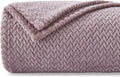 NEWCOSPLAY Super Soft Queen Blanket Light Purple Premium Silky Flannel Fleece by NEWCOSPLAY