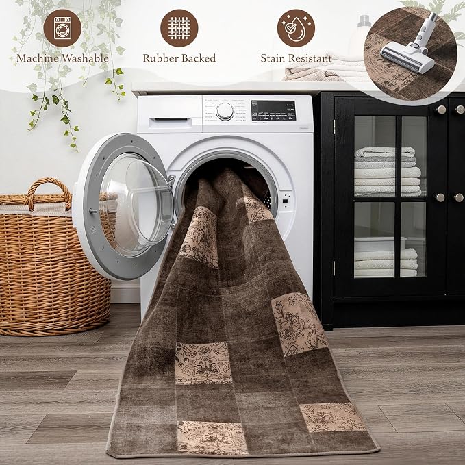 LIANLAM 8x10 Washable Area Rugs - Image 5