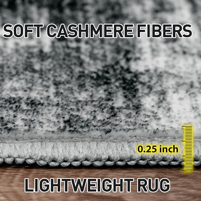 8x10 Area Rugs Washable Rug: Modern Abstract Living Room Rug Soft Anti-Skid - Image 6